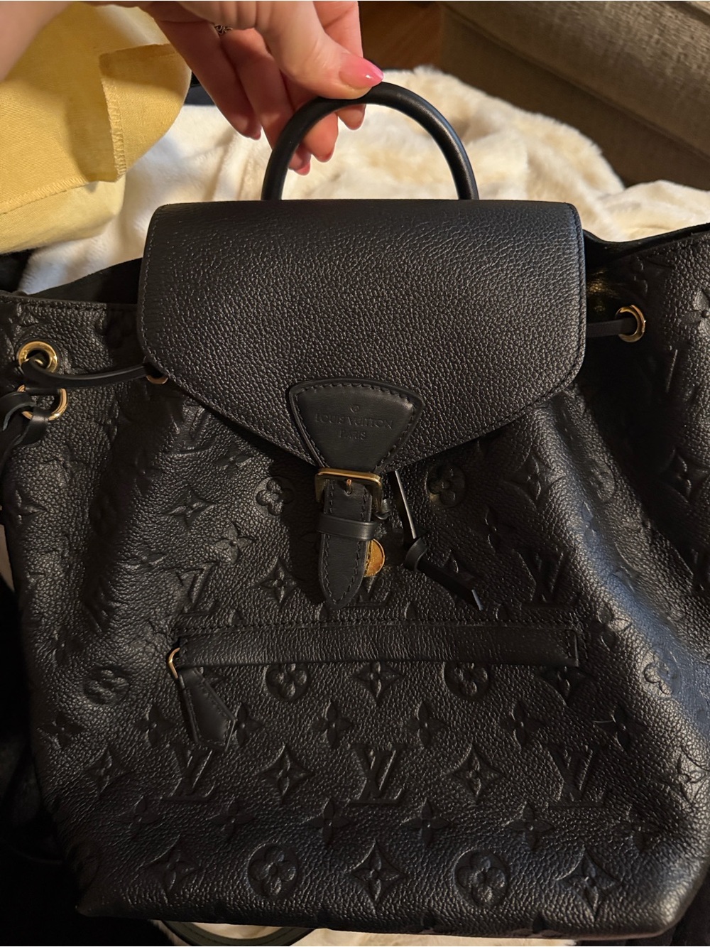 Louis Vuitton Monogram Empreinte Montsouris Backpack - Picture 2 of 14
